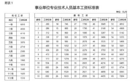 2023年沈阳事业单位工资标准表最新(福利待遇+补贴)